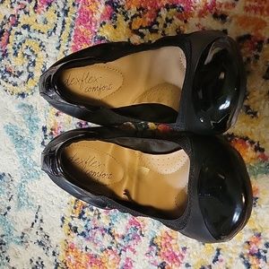 Black ballet flats 8.5 wide